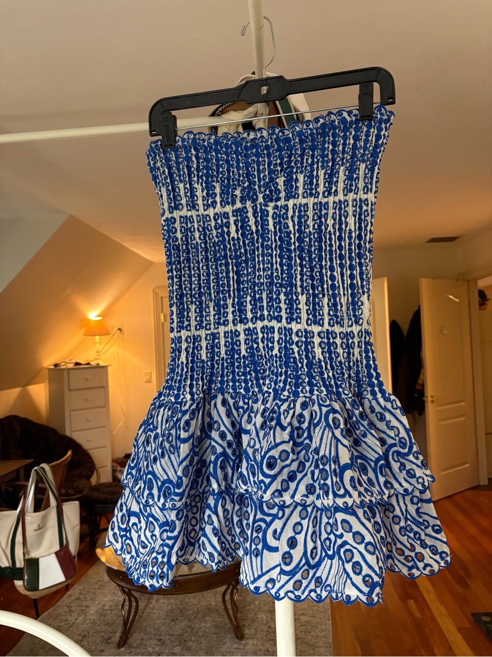 Mew Mews Blue Eyelet Dress
